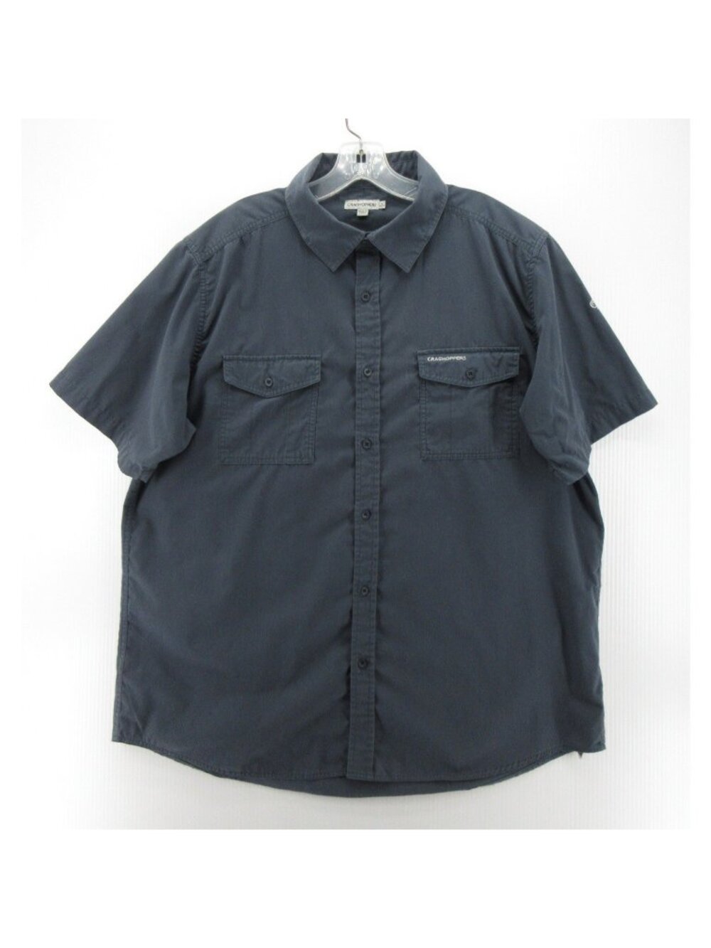 Craghoppers Shirt XL Navy SolarDry Hiking Outdoor Utiity Button Up
